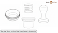 49MM STEP DOWN PORTAFILTER BASKET ACCESSORIES